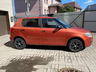 2009 Skoda Fabia II, оранжевый, 350000 рублей, вид 2