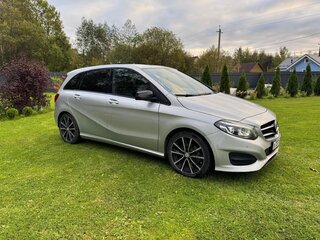 2016 Mercedes-Benz B-Класс 200 CDI II (W246) Рестайлинг, серебристый, 1400000 рублей, вид 2