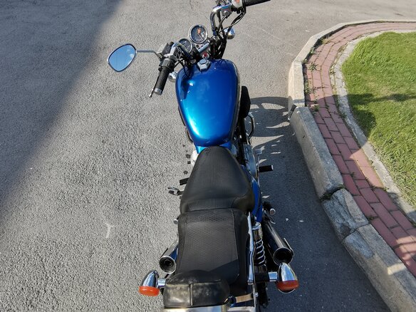 1987 Honda VF 750, синий - вид 3
