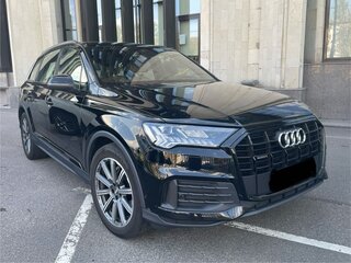 2020 Audi Q7 45 TDI II (4M) Рестайлинг, чёрный, 7100000 рублей, вид 2