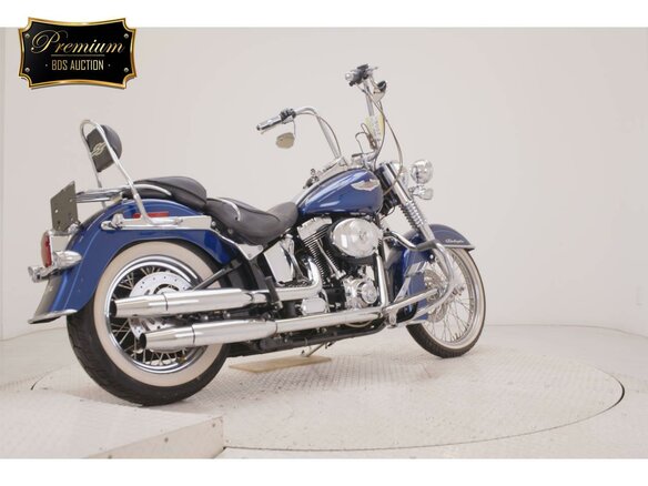 2005 Harley-Davidson Softail Deluxe, синий, 747000 рублей - вид 4