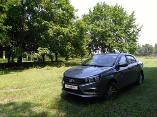2016 Lada (ВАЗ) Vesta I, серый, 1050000 рублей, вид 1