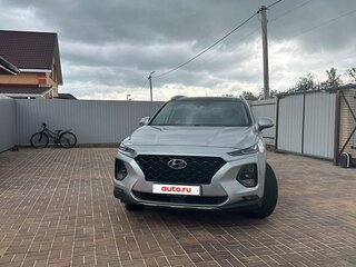 2019 Hyundai Santa Fe IV, серый, 3180000 рублей, вид 2