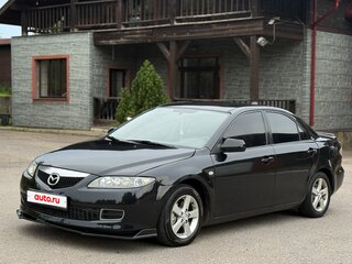 2005 Mazda 6 I (GG) Рестайлинг, чёрный, 535000 рублей, вид 1