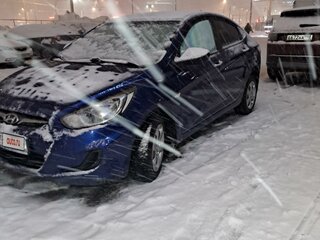 2012 Hyundai Solaris I, синий, 780000 рублей, вид 1