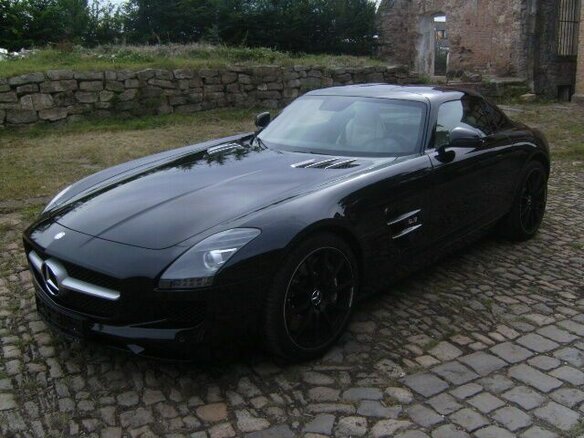 2011 Mercedes-Benz SLS AMG, чёрный