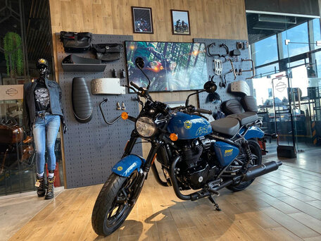 2026 Royal Enfield Shotgun, синий, 723000 рублей, вид 5