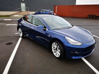2019 Tesla Model 3 Long Range I, синий, 2700000 рублей, вид 2