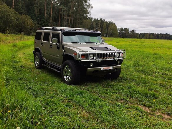 2003 Hummer H2 I, серый, 3990000 рублей - вид 1