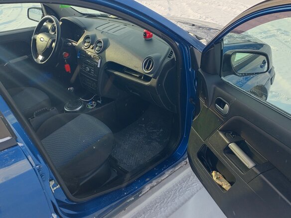 2008 Ford Fusion I Рестайлинг, синий, 255000 рублей - вид 11