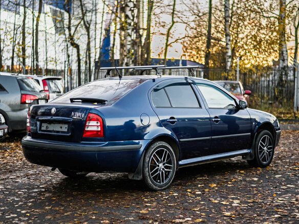 2008 Skoda Octavia I (A4) Рестайлинг, синий, 395000 рублей - вид 1
