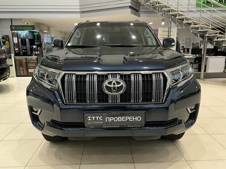 2019 Toyota Land Cruiser Prado 150 Series Рестайлинг 2, синий, 5350000 рублей, вид 2
