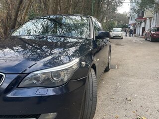 2008 BMW 5 серии 530xi V (E60/E61) Рестайлинг, синий, 1400000 рублей, вид 4