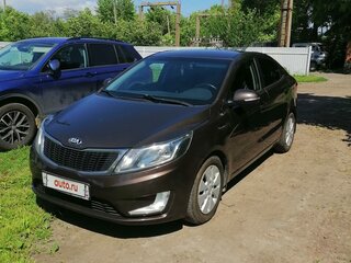 2014 Kia Rio 6-speed III, коричневый, 950000 рублей, вид 1