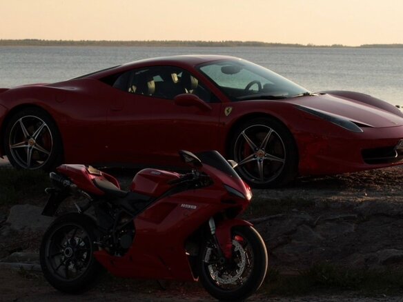 2011 Ducati 848, красный, 630000 рублей - вид 14