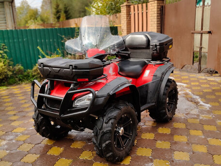 2007 Honda TRX 680 (Rincon), красный, 899000 рублей, вид 4