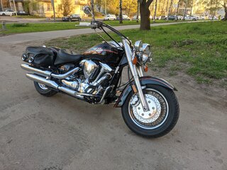 2003 Yamaha XV 1600 Road Star, чёрный, 630000 рублей, вид 2