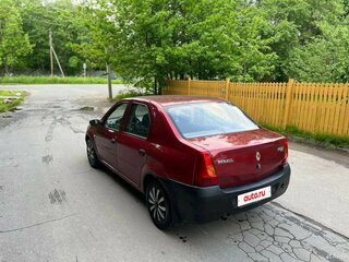 2009 Renault Logan I, красный, 280000 рублей, вид 4