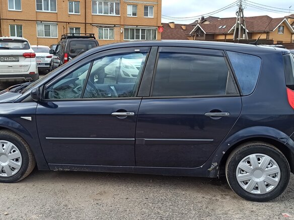 2008 Renault Scenic II Рестайлинг, синий - вид 8