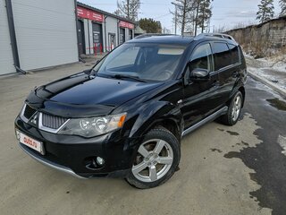 2008 Mitsubishi Outlander II, чёрный, 1300000 рублей, вид 2