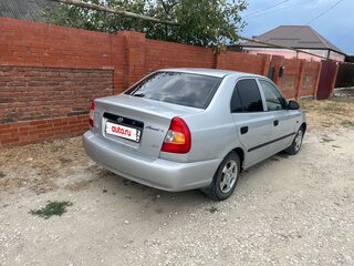2002 Hyundai Accent II, серебристый, 250000 рублей, вид 5