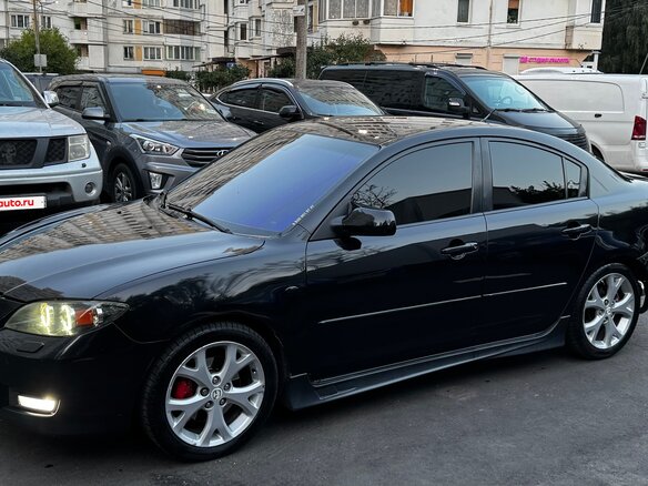 2008 Mazda 3 I (BK) Рестайлинг, чёрный, 475000 рублей - вид 3