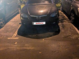2007 Mazda 3 I (BK) Рестайлинг, чёрный, 320000 рублей, вид 3