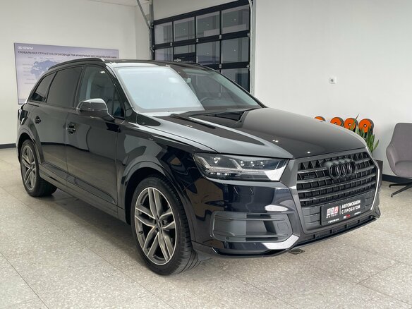 2016 Audi Q7 II (4M), чёрный, 4190000 рублей - вид 2