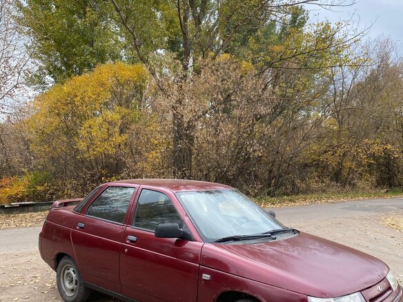 2005 Lada (ВАЗ) 2110, красный, 88000 рублей - вид 2