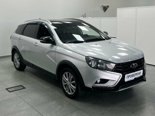 2021 Lada (ВАЗ) Vesta SW Cross I, серебристый, 995000 рублей, вид 3