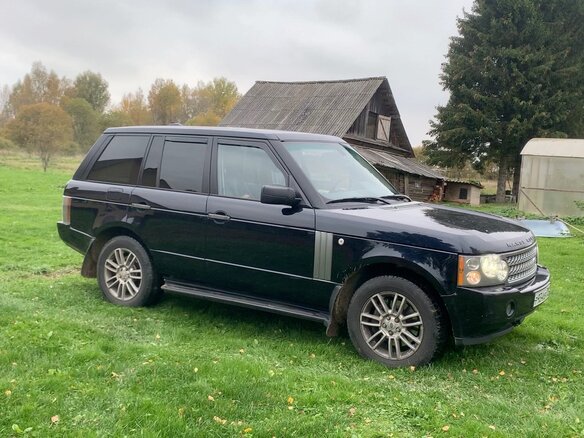 2008 Land Rover Range Rover III Рестайлинг, синий, 1470000 рублей - вид 21