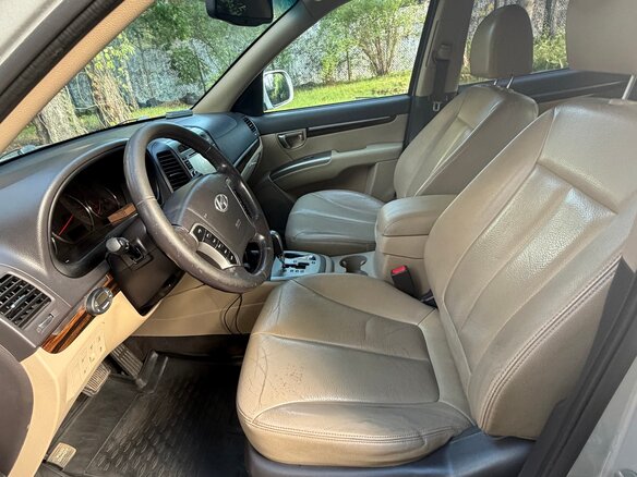 2010 Hyundai Santa Fe II Рестайлинг, серый - вид 9