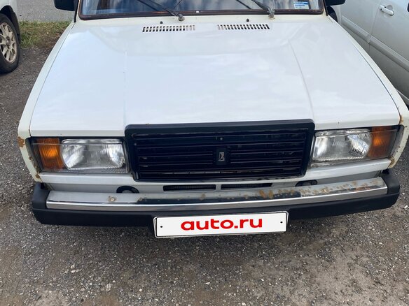 1996 Lada (ВАЗ) 2107, белый, 120000 рублей - вид 4