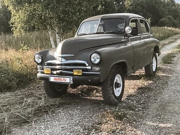 1956 ГАЗ М-72, зелёный - вид 2