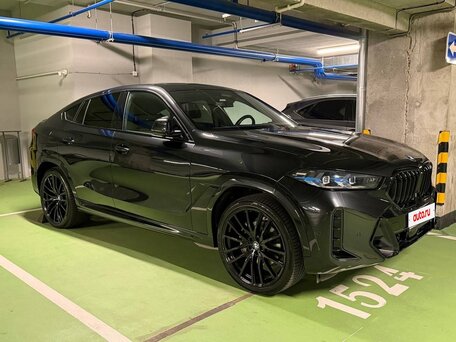 2024 BMW X6 40i III (G06) Рестайлинг, чёрный, 7965885 рублей, вид 1