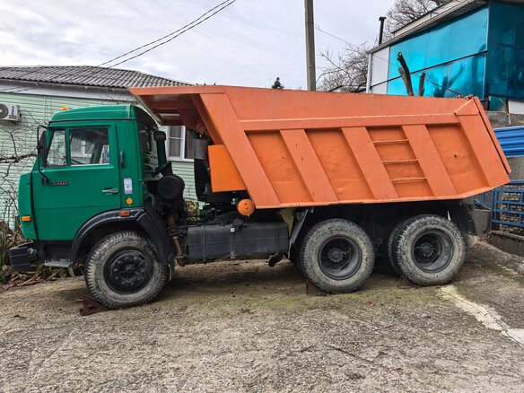 2002 КамАЗ 65115, зелёный, 1400000 рублей - вид 2