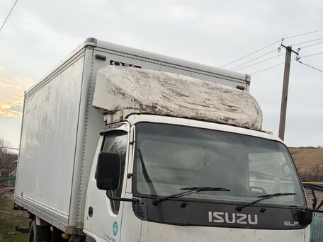 2001 Isuzu Elf (N-series), белый, 1000000 рублей, вид 4