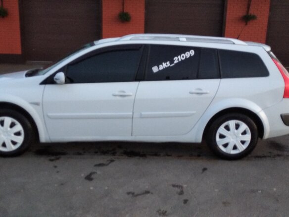 2008 Renault Megane II Рестайлинг, белый - вид 5