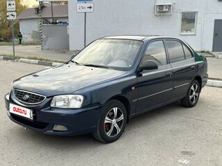 2007 Hyundai Accent ТагАЗ II, синий, 360000 рублей, вид 1