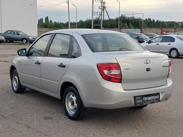 2016 Lada (ВАЗ) Granta I, серебристый - вид 6
