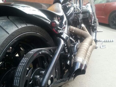 2005 American IronHorse Texas Chopper, чёрный, 3000000 рублей, вид 4