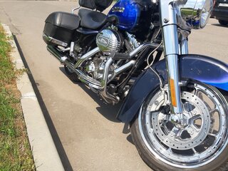 2008 Harley-Davidson Road King, синий, 809000 рублей, вид 3