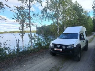 2011 Volkswagen Amarok I, белый, 1555555 рублей, вид 3