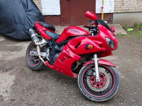 1999 Suzuki SV 400, красный, 270000 рублей, вид 3