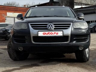 2008 Volkswagen Touareg I Рестайлинг, чёрный, 1248000 рублей, вид 2