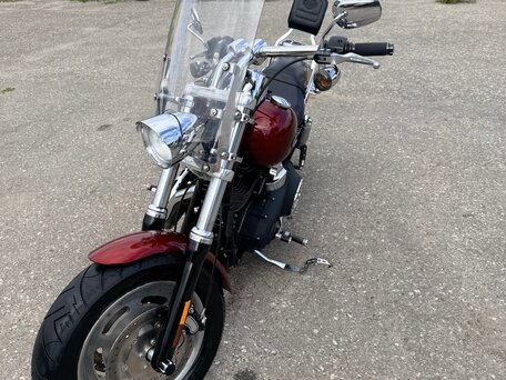 2010 Harley-Davidson Fat Bob, красный, 777000 рублей, вид 3