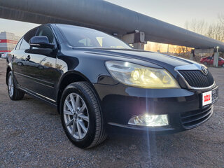 2013 Skoda Octavia II (A5) Рестайлинг, чёрный, 825000 рублей, вид 1