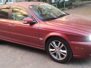 2008 Jaguar X-Type I Рестайлинг, красный, 850000 рублей, вид 5