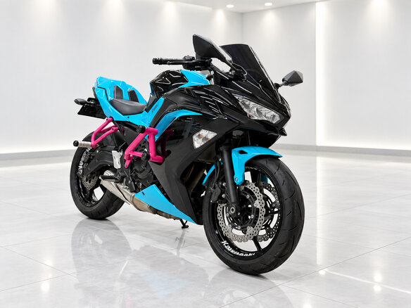2022 Kawasaki Ninja 650, чёрный, 786007 рублей