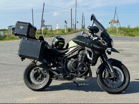 2017 Triumph Tiger Explorer, зелёный, 1450000 рублей, вид 2